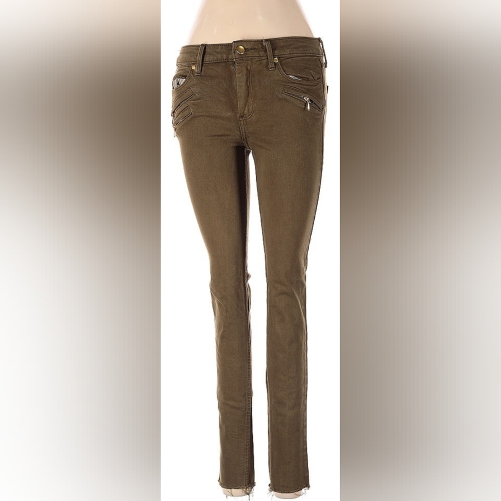 Abercrombie & Fitch skinny midrise Olive Green‎ Pants